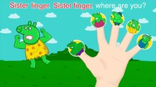 Peppa Green Monster vs Zombie Finger Family \ Nursery Rhymes Lyrics and More