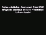 [PDF] Beginning Nokia Apps Development: Qt and HTML5 for Symbian and MeeGo (Books for Professionals
