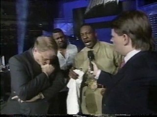 Interview after Benoit vs Booker T Match 7 Thunder June 11 1