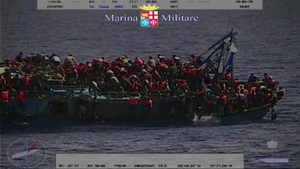 Italian navy releases new footage of migrant shipwreck
