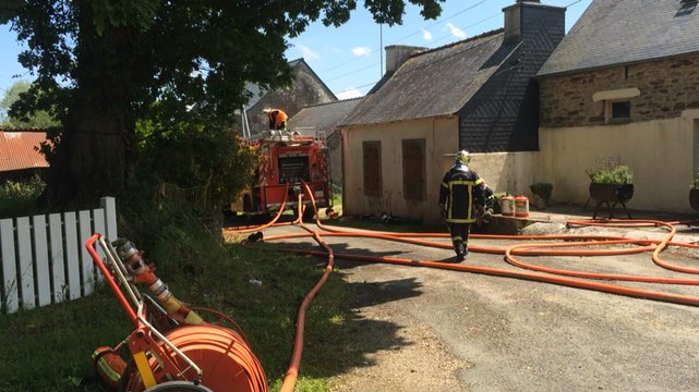 Fait-divers à Plouyé : une maison part en feu