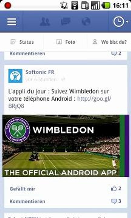 Facebook für Android