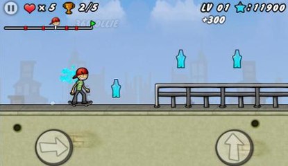 Skateboard-Action für das Handy