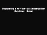 EBOOK ONLINE Programming in Objective-C (4th (fourth) Edition) (Developer's Library)  BOOK