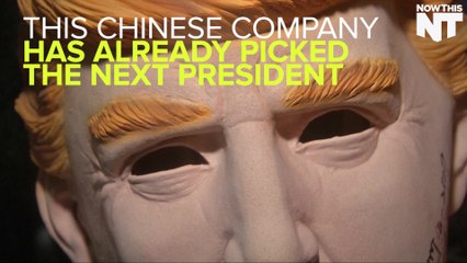 Chinese Mask Makers Bet On Donald Trump