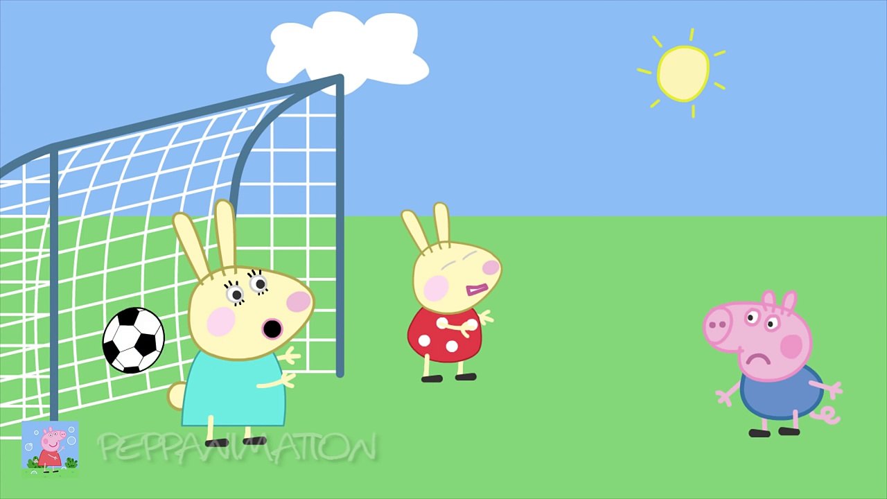 Peppa Pig Little George Crying while Playing ball and Doctor Come Funny Story by Peppanimation tv