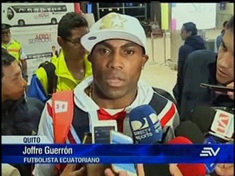 Joffre Guerrón molesto con Gustavo Quinteros