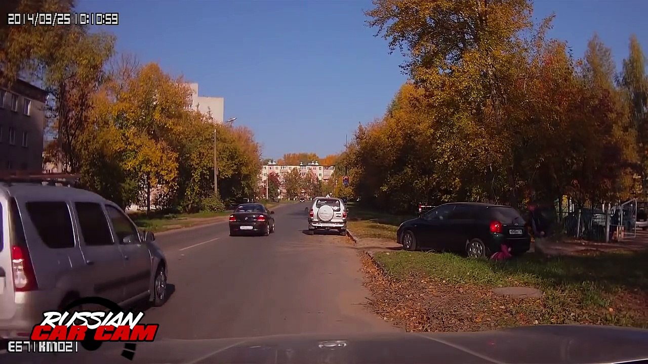 Russian Pedestrians Getting Hit and Run Over By Cars and Motorcycles Compilation Part 1