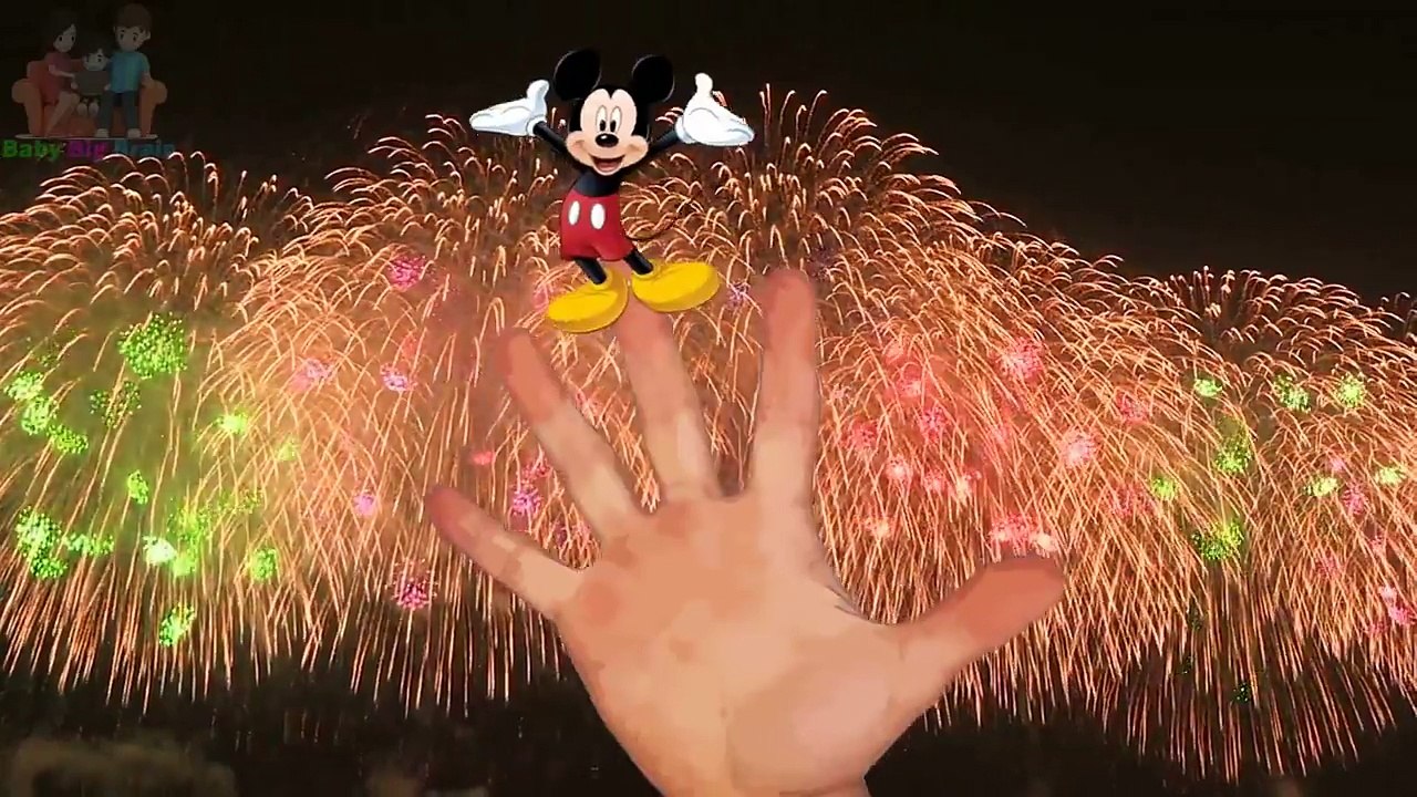 Mickey Mouse Peppa Pig Thomas & Friends Dora Lightning McQueen Finger Family Nursery Rhyme Song