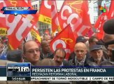 Francia: nueva jornada de huelgas contra la reforma laboral