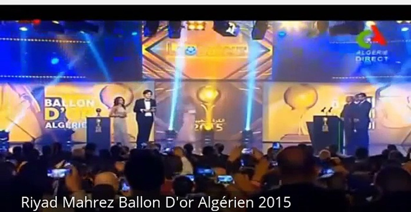 Riyad Mahrez Ballon D'or Algerien 2015, Algerian Golden Ball Winner