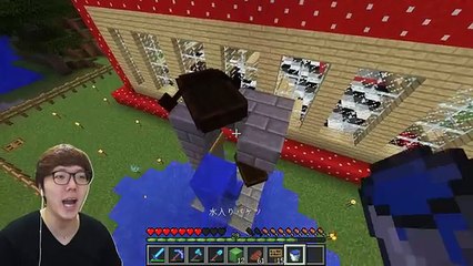 【マインクラフト】ボート式の超高速エレベーター作ってみた！【ヒカキンのマイクラ実況 Part163】【ヒカクラ】