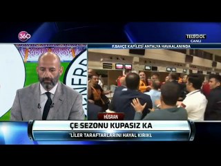 Havaalanında çıkan olaylar, Galatasaray taraftarları Aziz Yıldırım ve Fenerbahçeli yöneticilerle dalga geçiyor