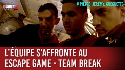 L'équipe s'affronte au Escape Game - Team Break - C'Cauet sur NRJ