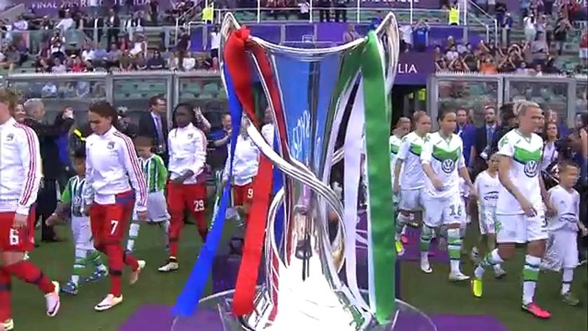 UEFA Womens Champions League final highlights Lyon v Wolfsburg(2016)