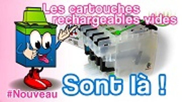 Les cartouches rechargeables vides Encros sont disponibles