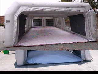 inflatable paint booth