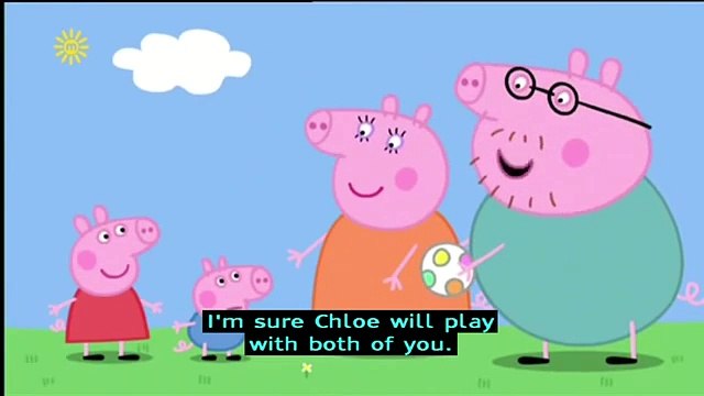 Peppa Pig (Series 1) My Cousin Chloé (with subtitles)