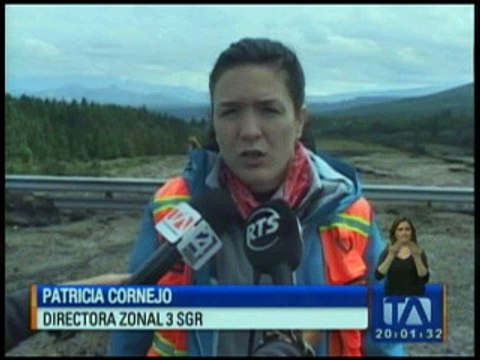 Ingreso sur del Parque Nacional Cotopaxi se mantuvo cerrado por lahares