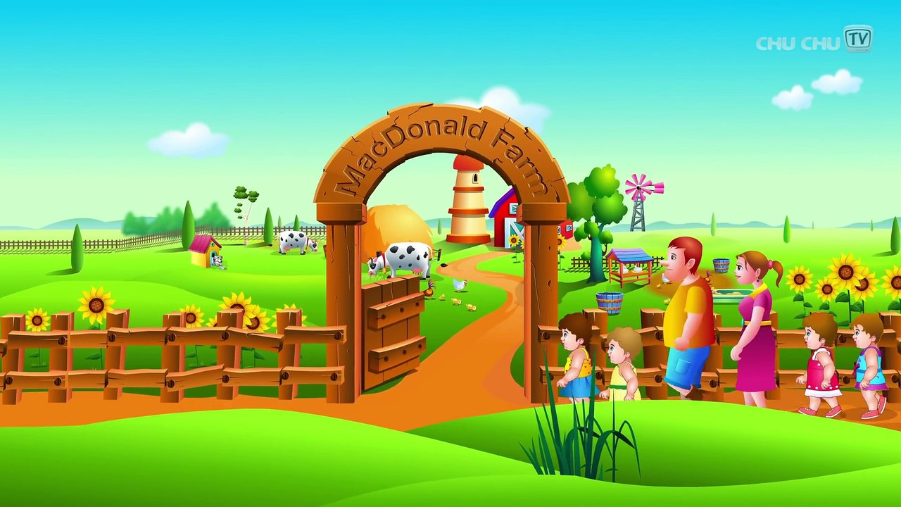 Old MacDonald Had a Farm Nursery Rhyme with Lyrics - Popular Nursery Rhymes and Songs for Children