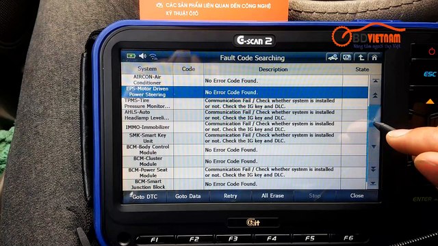 Máy đọc lỗi Gscan 2 chẩn đoán Kia Cerato