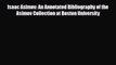 [PDF] Isaac Asimov: An Annotated Bibliography of the Asimov Collection at Boston University