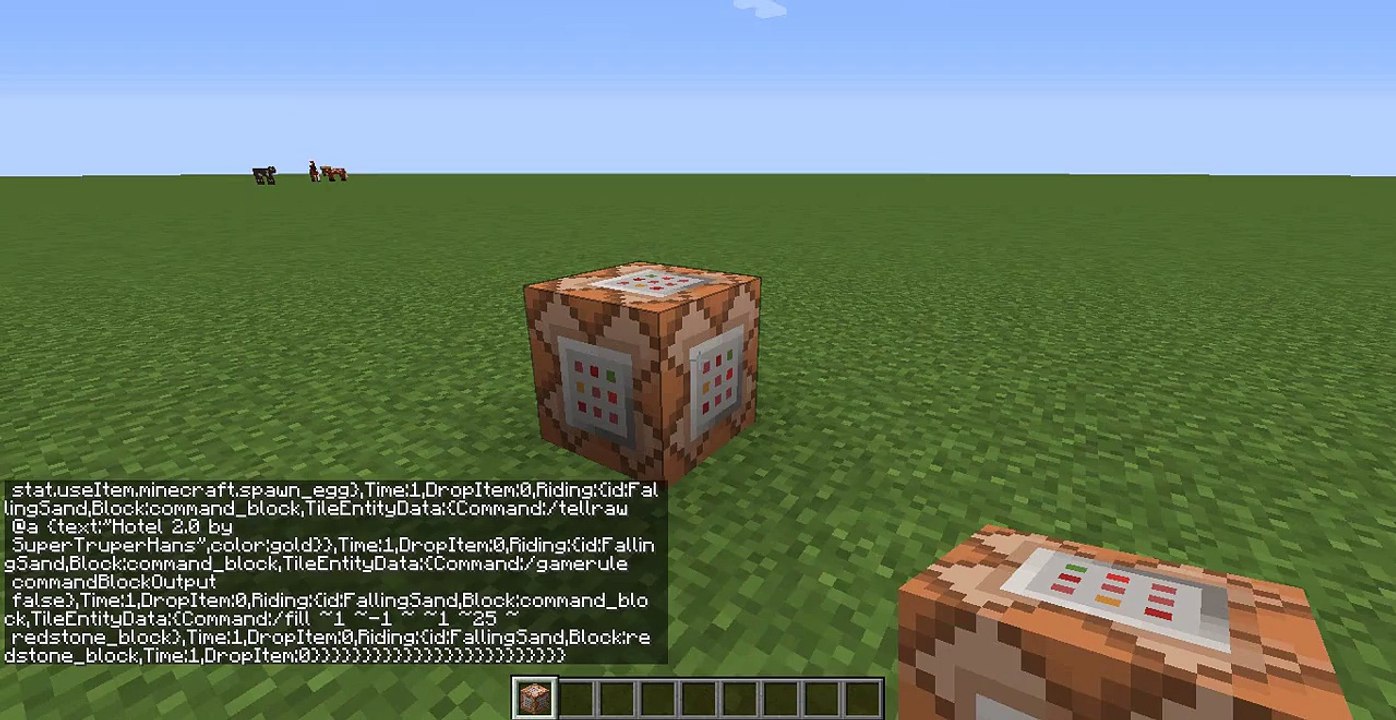 Hotel Moderno con un solo Comando en Minecraft  (1.8.3 - 1.8.7)