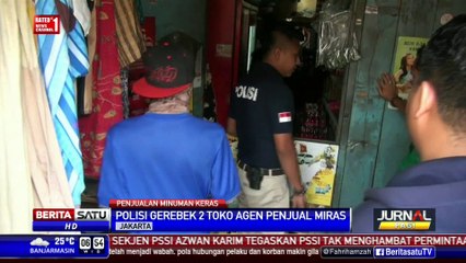 Polisi Sita 72 Dus Miras Ilegal di Tomang