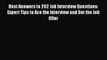 READ book Best Answers to 202 Job Interview Questions: Expert Tips to Ace the Interview and