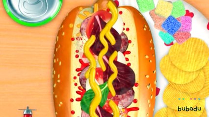 Baby Games Video. Hot Dog Maker Deluxe - Cooking game. Game to play. Cartoons for kids. Episodes 1-2