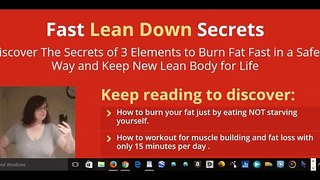 Fast Lean Down Meal Plan|Lose Weight Meal Plan
