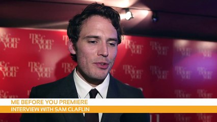 Me Before You premiere - Sam Claflin interview on working with Emilia Clarke on the set