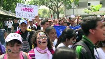 Universitarios protestan en Venezuela por crisis presupuestaria