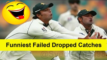 Funniest Failed Dropped Catches in Cricket History!!