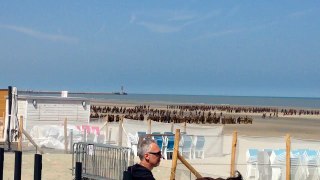 Scéne de Tournage 'Dunkirk' Prochain Film De Christopher Nolan @ Dunkerque - Digue De Malo-les-Bains