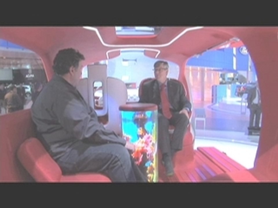 Exclusive Ford Airstream concept from the inside