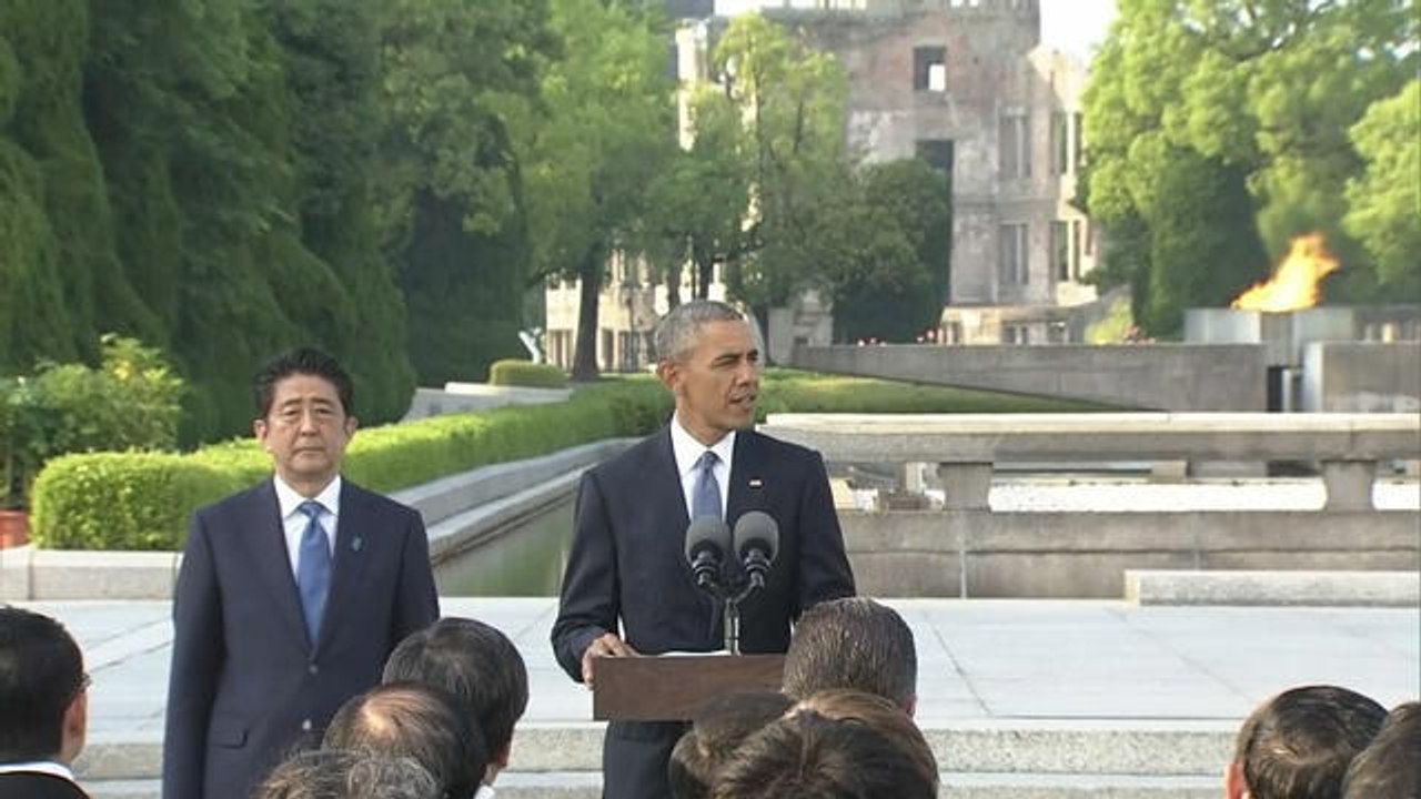 Barack Obama rend hommage aux vistimes d'Hiroshima - Le 27/05/2016 à 16h00