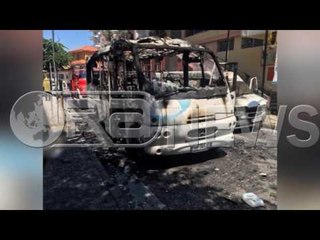 Autobusi me 31 besimtarë ortodoksë merr flakë në Krujë, një grua e vdekur, 11 të tjerë të plagosura