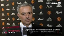 Les premiers mots de José Mourinho à Manchester United