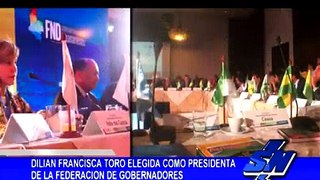 28:01:16 SUPERNOTICIAS Dilian Fransisca Toro fue elegida como presidenta de la Federación de Gobern