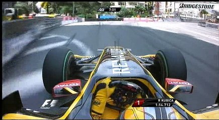 Robert Kubica Monaco GP 2010 - Pole Position fight