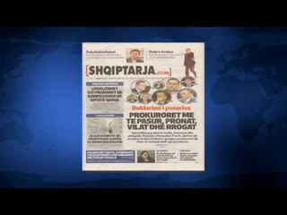 SHTYPI I DITES ME TITUJT KRYESORE TE GAZETAVE SHQIPTARE E PREMTE  27 MAJ 2016 LAJM