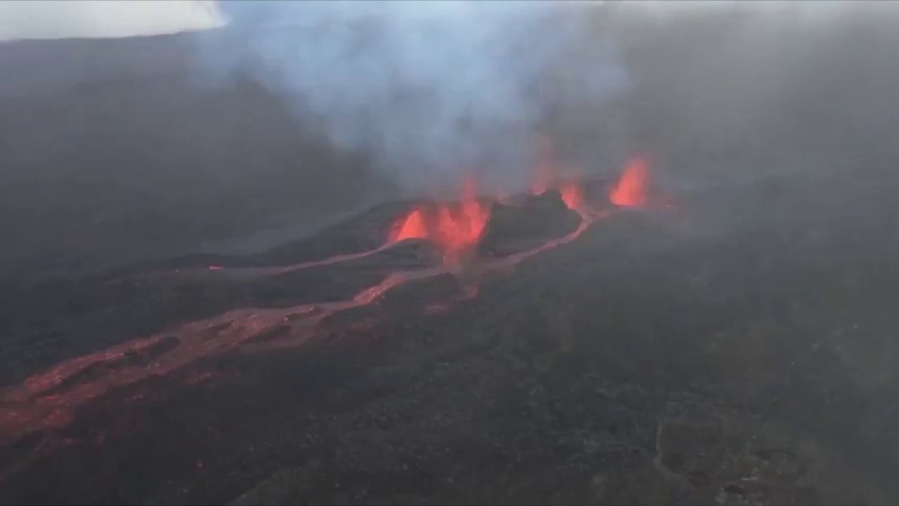 La Réunion : Éruption du Piton de la Fournaise