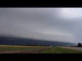 Timelapse Shows Shelf Cloud Rolling Over Kansas