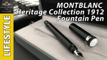 Montblanc Heritage Collection 1912 Fountain Pen Review - Luxury Lifestyle Channel