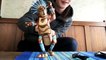 Superbe marionnette fait maison animée par 4 doigts !