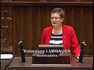 Poseł Katarzyna Lubnauer - Wystąpienie z dnia 19 maja 2016 roku.
