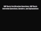 EBOOK ONLINE SAP Basis Certification Questions: SAP Basis Interview Questions Answers and