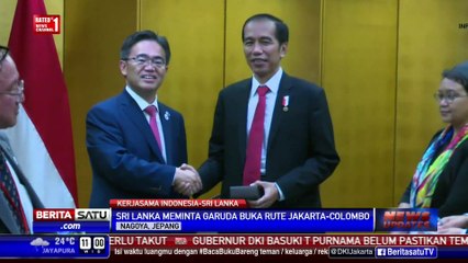 Indonesia-Sri Lanka Sepakat Kembangkan Kereta Api dan Rute Pesawat
