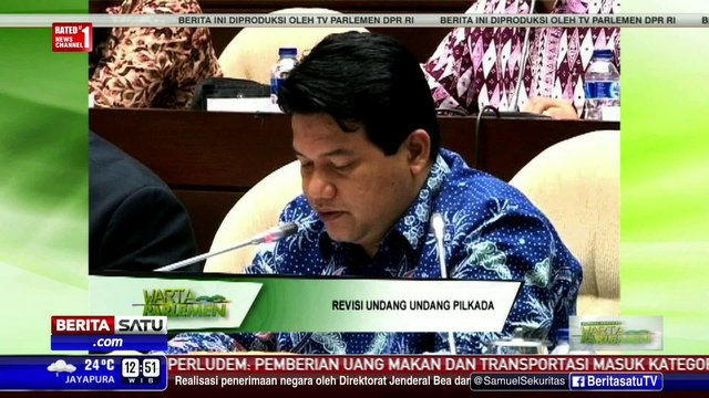 DPR dan Pemerintah Sepakat Revisi UU Pilkada
